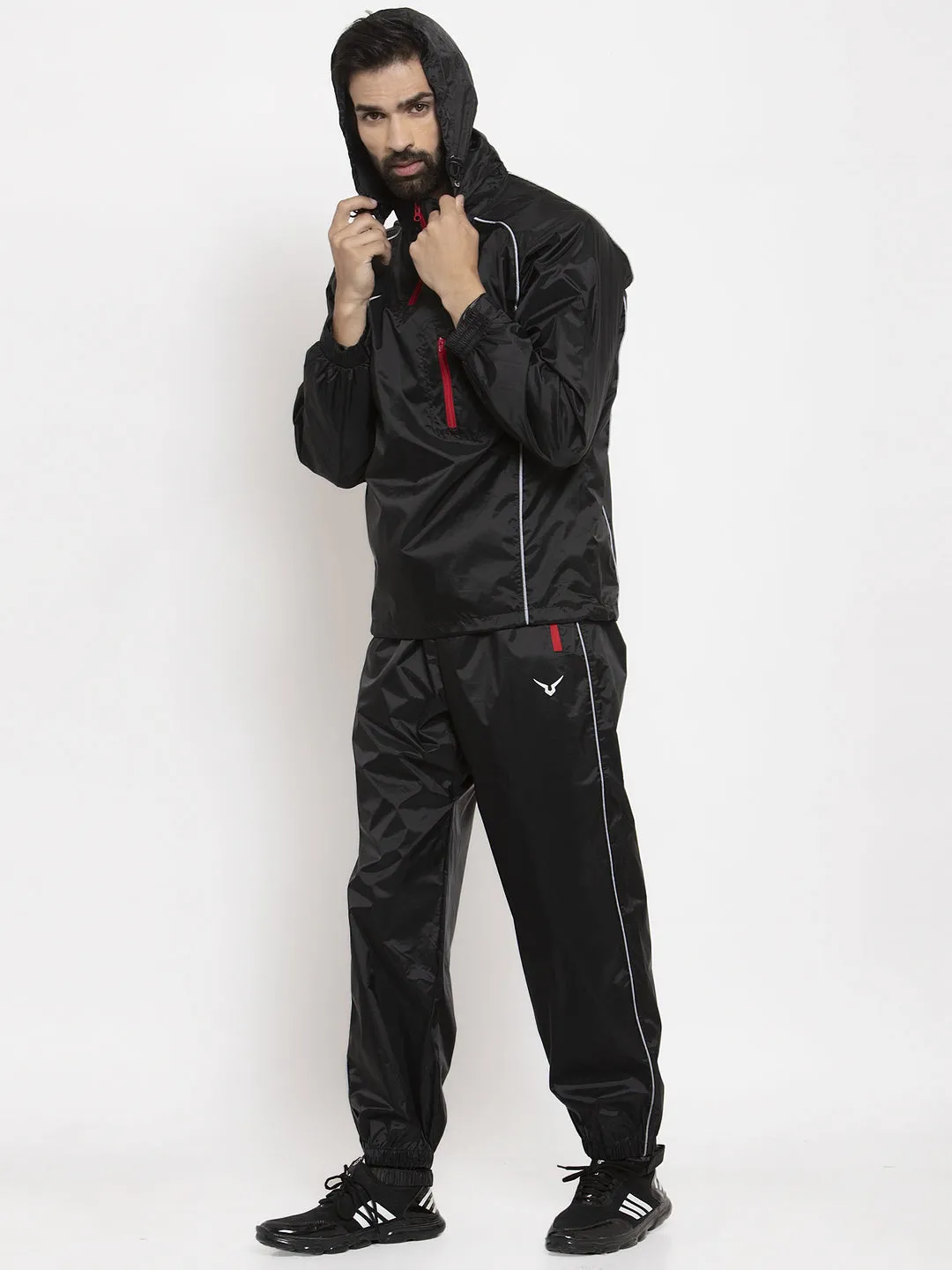 Invincible Men's Platinum Nylon Sauna Suit