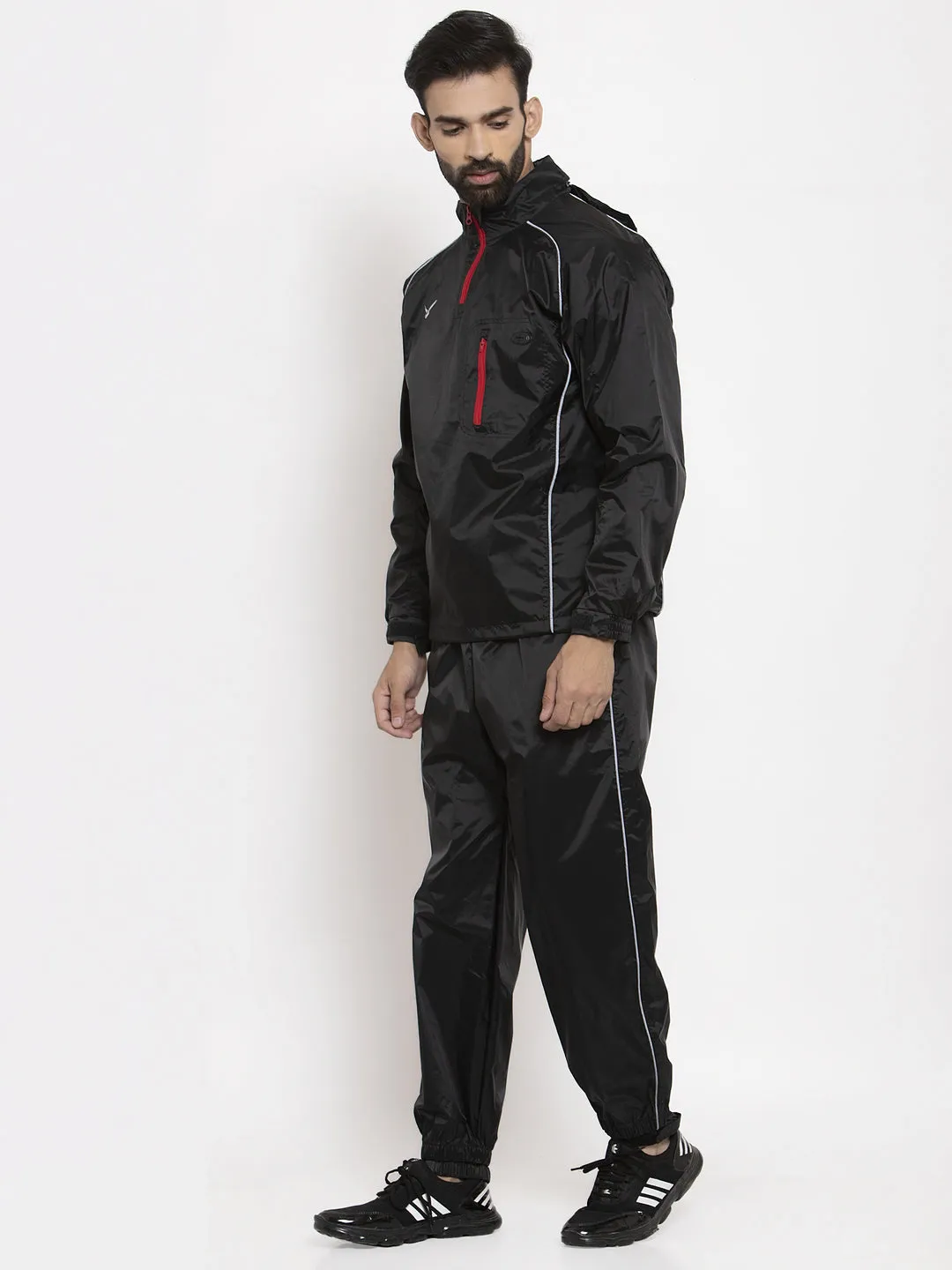 Invincible Men's Platinum Nylon Sauna Suit