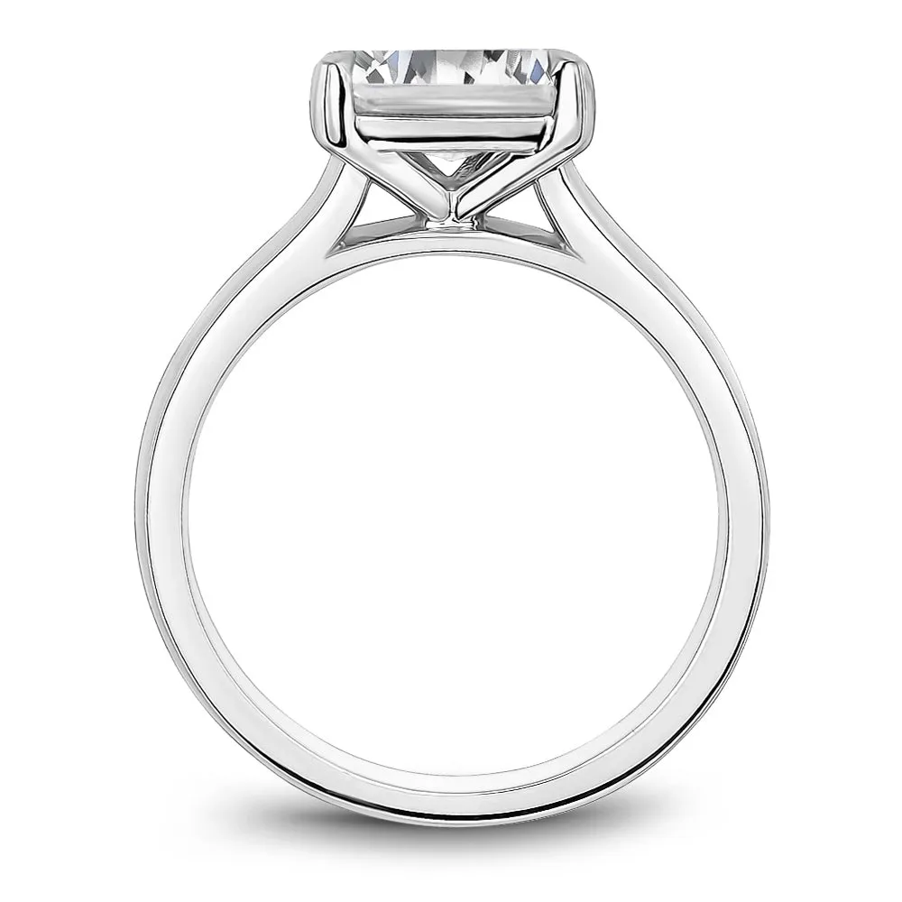 Knife-Edge East-West Solitaire Engagement Ring