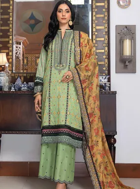 Lakhany Embroidered Lawn Unstitched 3 Piece Suit - LSM23SS LG-SR-0115