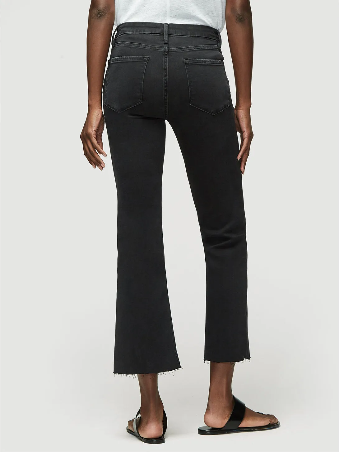 Le Crop Mini Boot Raw Edge Jean - Kerry