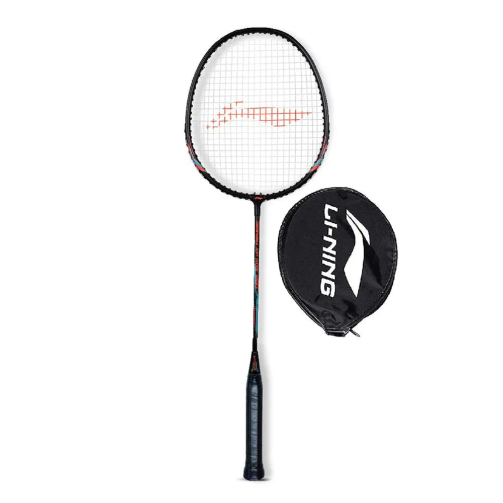 Li-Ning XP 505 Pro Strung Badminton Racquet (Black/Orange)