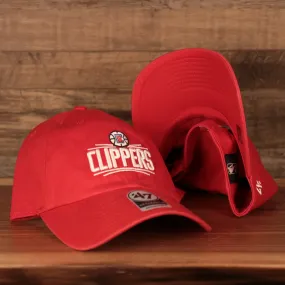 Los Angeles Clippers Red Adjustable Dad Hat