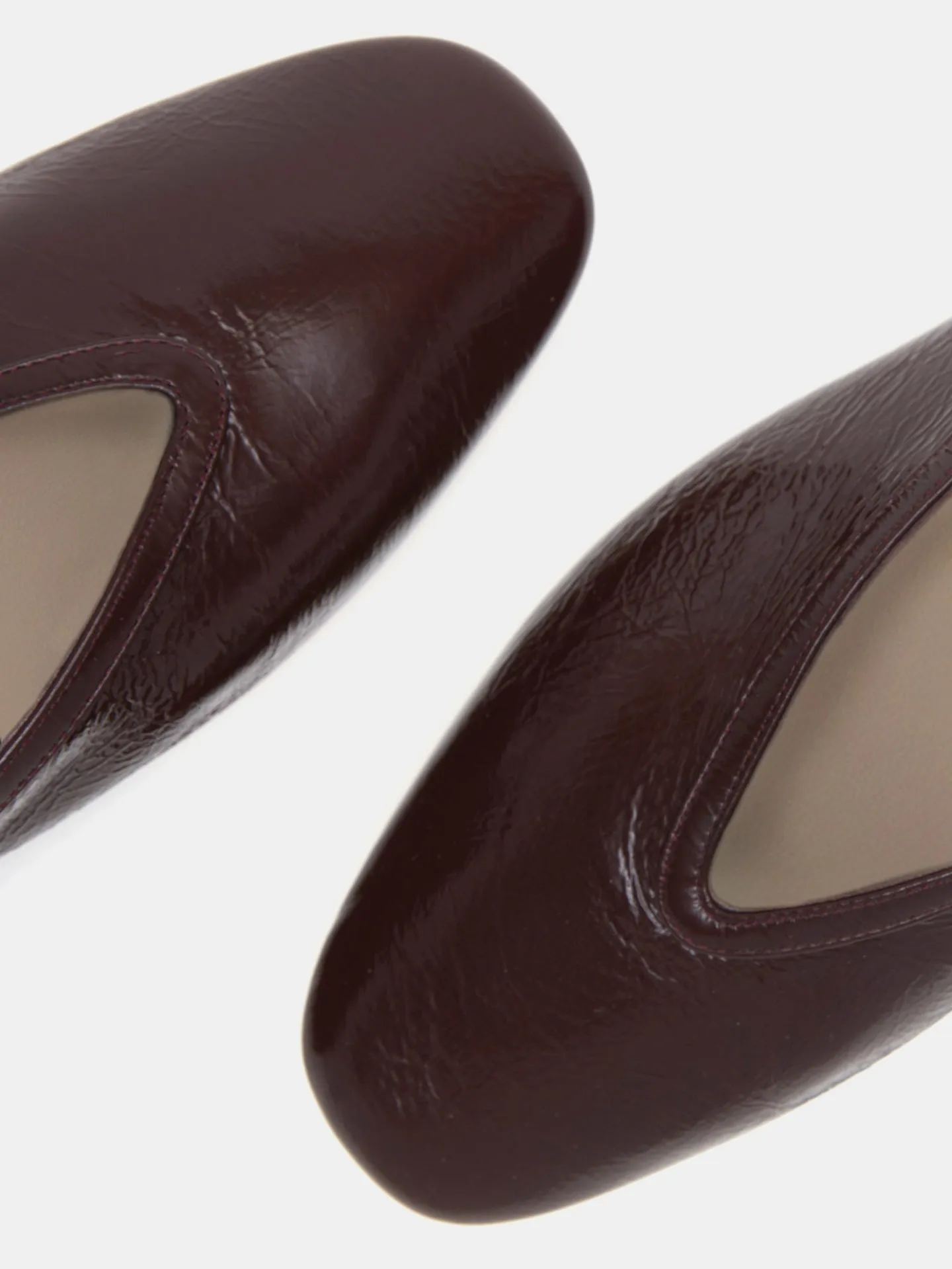 Luna Slipper / Aubergine Naplack Leather