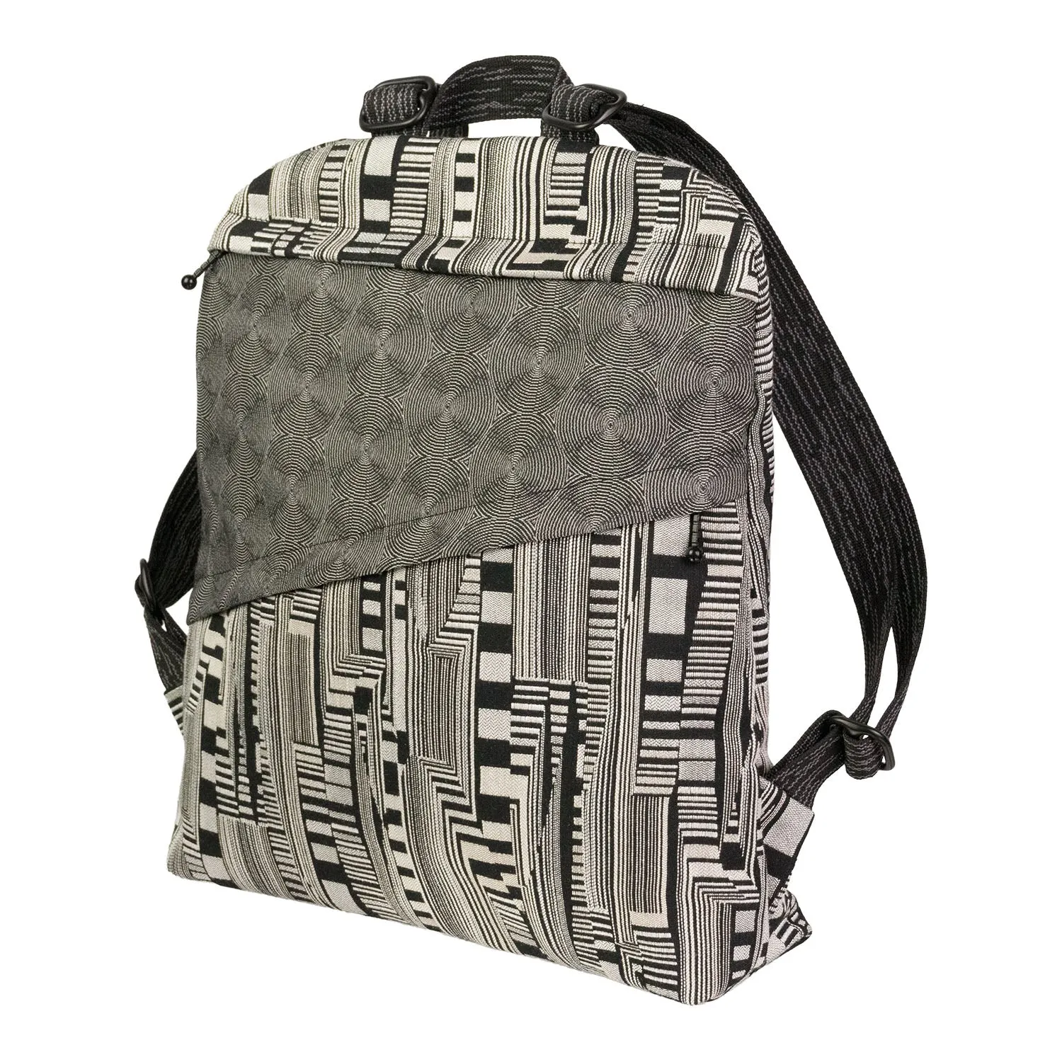 Maruca Backpack in Optic Beat Black