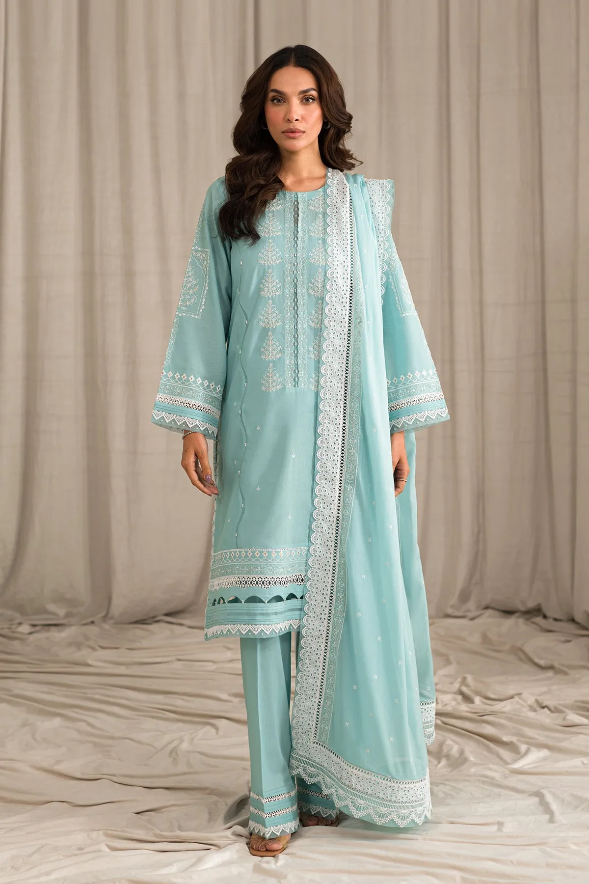 Mirage by Sahar Chikankari Lawn Unstitched 3Pc Suit S24-CK-L1-09