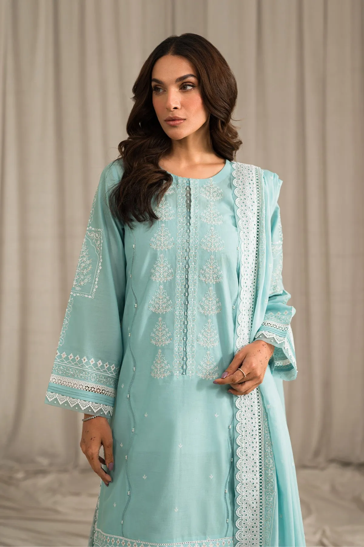 Mirage by Sahar Chikankari Lawn Unstitched 3Pc Suit S24-CK-L1-09