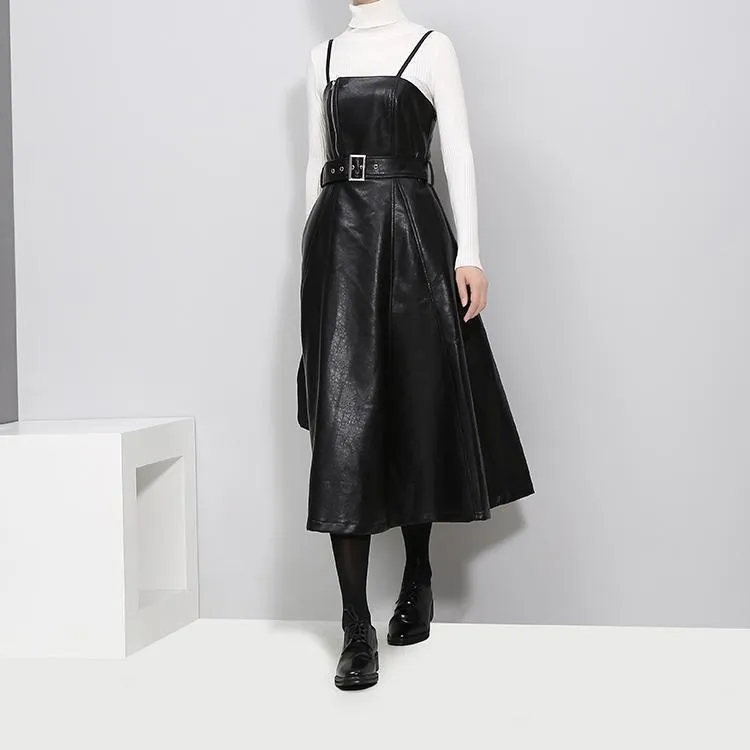 Musset Vegan Leather Dress