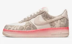 Nike Air Force 1 Low Our Force 1 Snakeskin Phantom Sail Pink Nebula DV1031-030