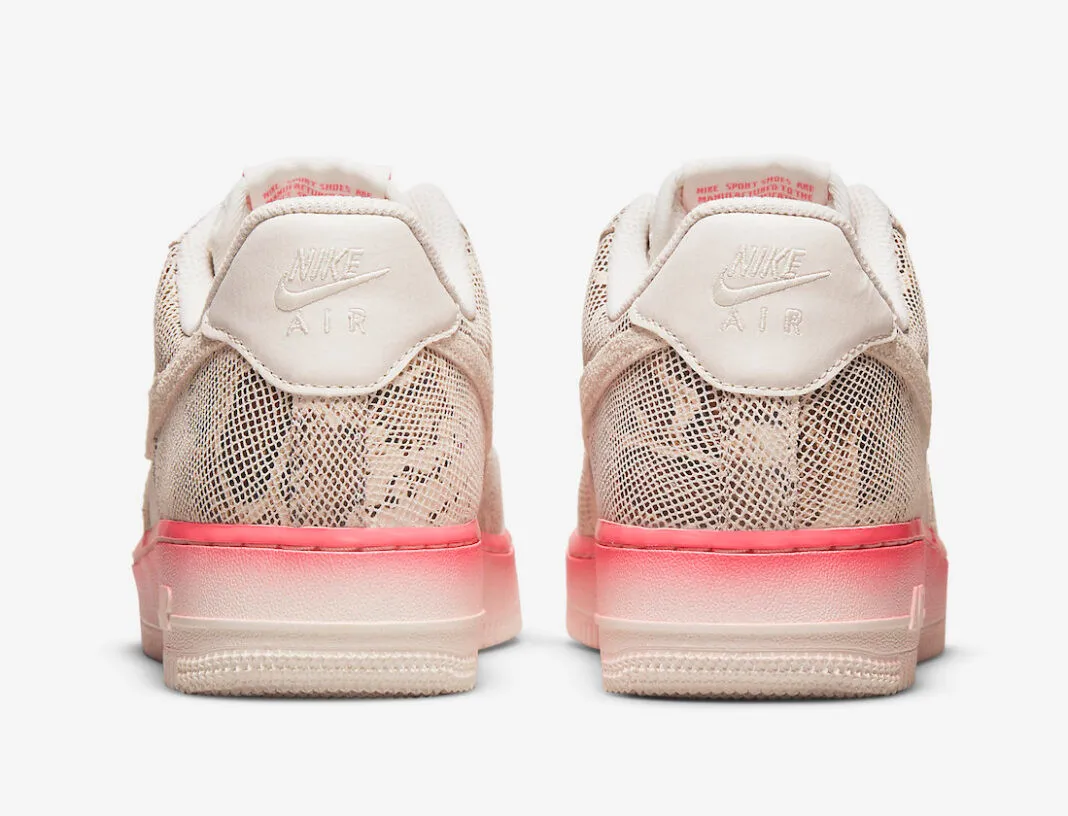 Nike Air Force 1 Low Our Force 1 Snakeskin Phantom Sail Pink Nebula DV1031-030