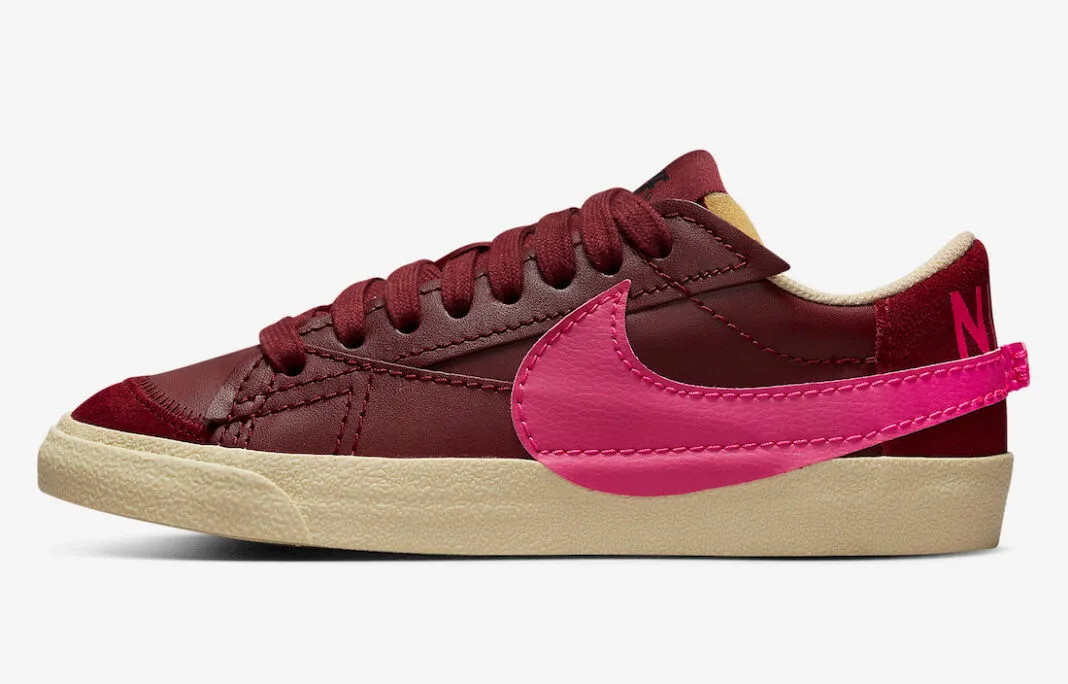 Nike SB Blazer Low Jumbo Burgundy Hot Pink DQ1470-600