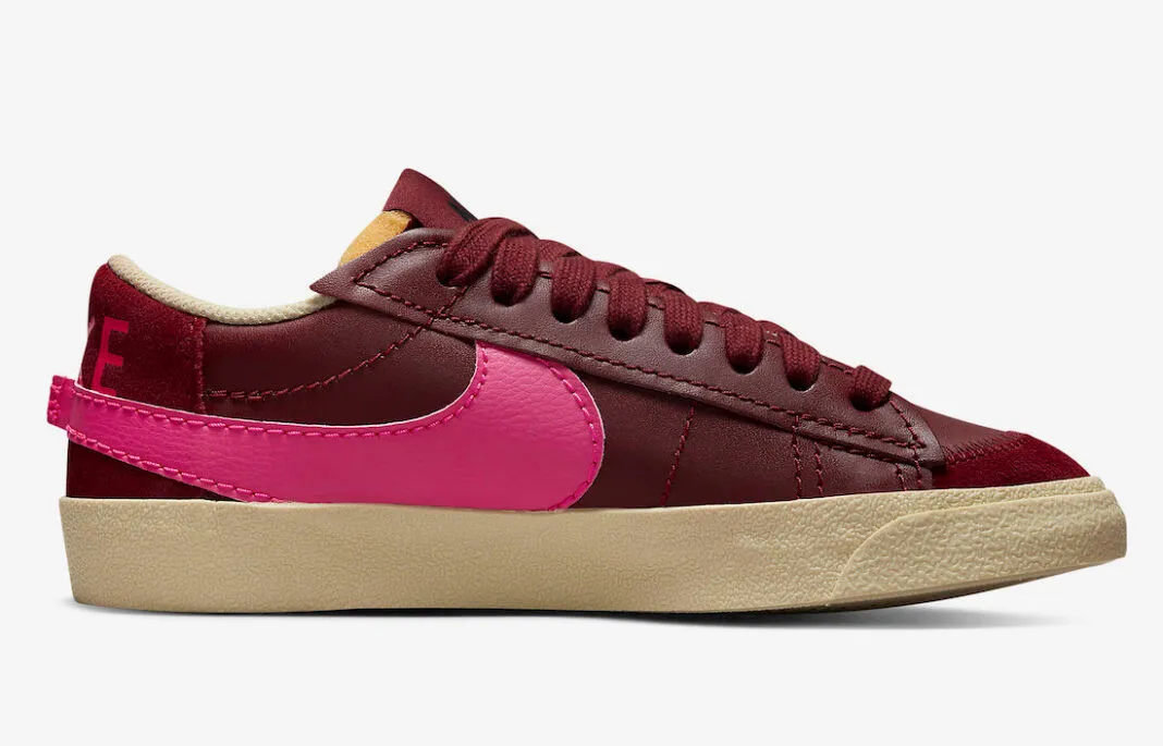 Nike SB Blazer Low Jumbo Burgundy Hot Pink DQ1470-600