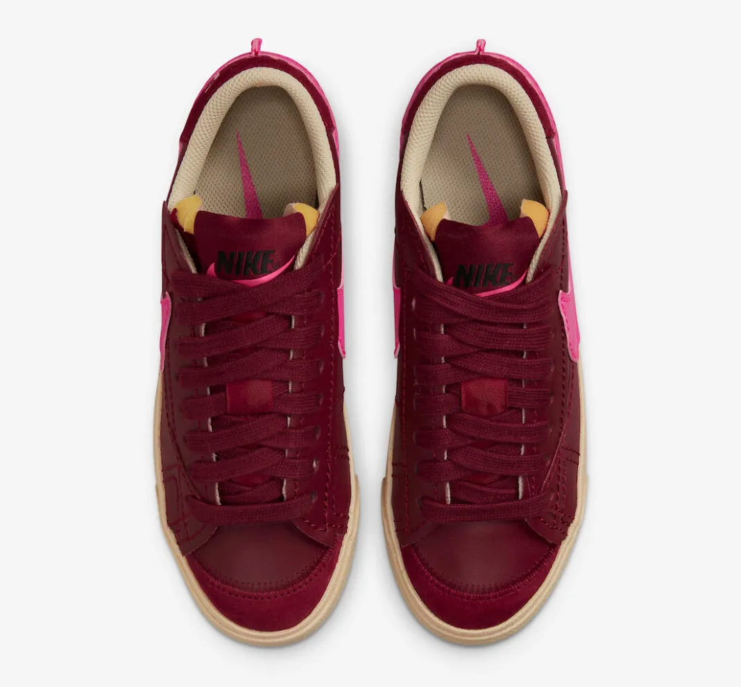 Nike SB Blazer Low Jumbo Burgundy Hot Pink DQ1470-600