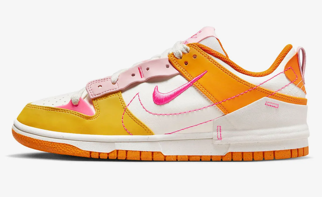 Nike SB Dunk Low Disrupt 2 Sunrise White Orange Pink DX2676-100