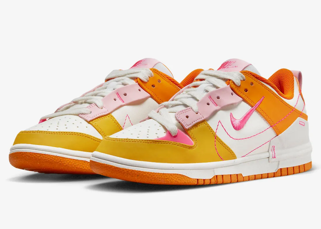 Nike SB Dunk Low Disrupt 2 Sunrise White Orange Pink DX2676-100