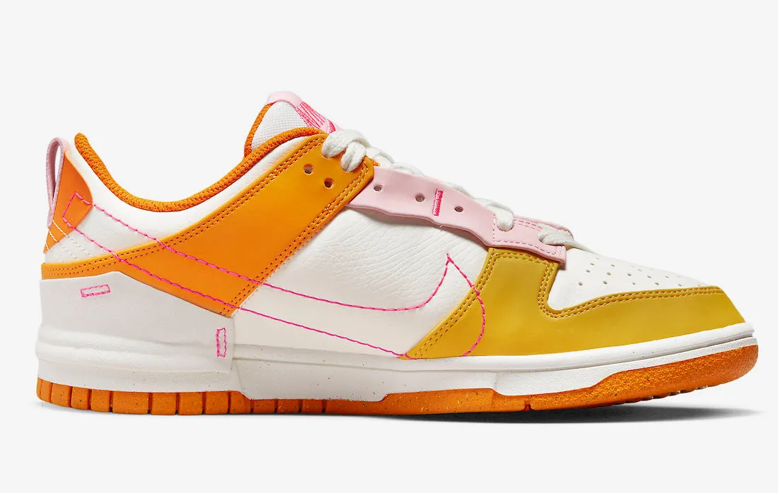 Nike SB Dunk Low Disrupt 2 Sunrise White Orange Pink DX2676-100