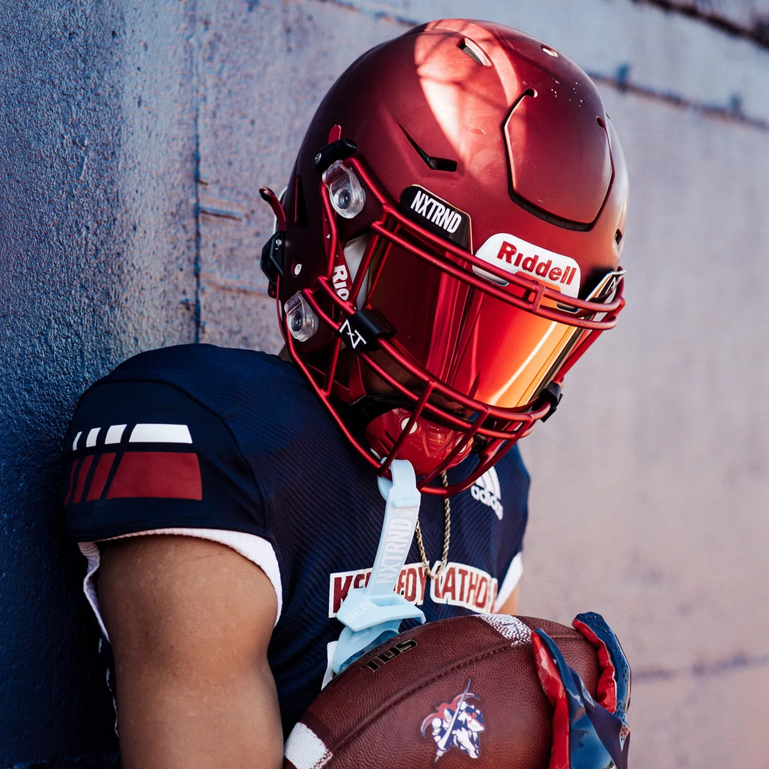 NXTRND VZR1 Football Visor Red