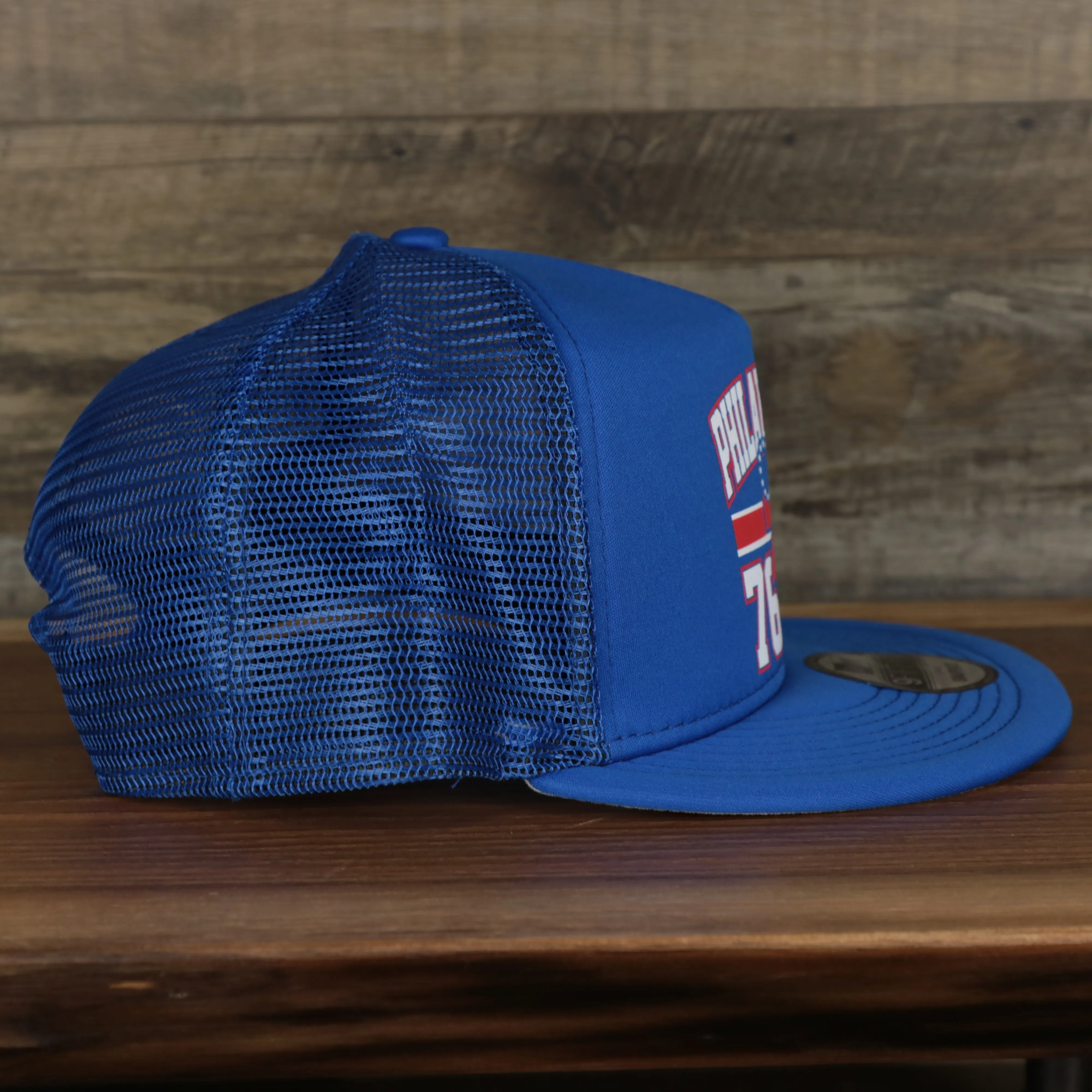 Philadelphia 76ers Trucker Gray Bottom 9Fifty Snapback | Blue | OSFM