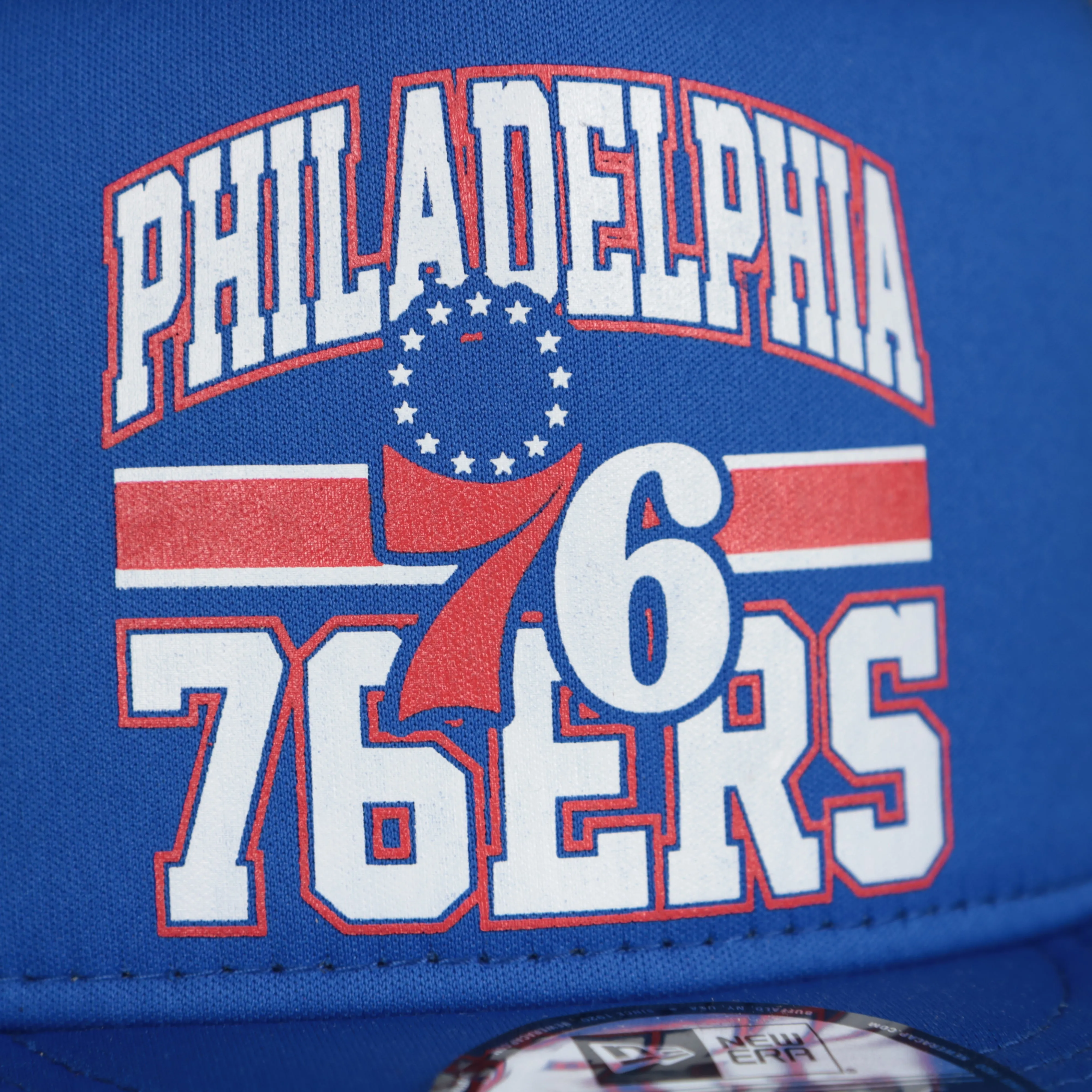 Philadelphia 76ers Trucker Gray Bottom 9Fifty Snapback | Blue | OSFM