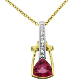 Pink Tourmaline Pendant