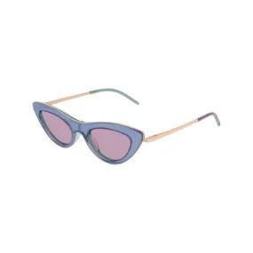 Pomellato Sunglass Woman Blue Gold Violet PM0063S-002