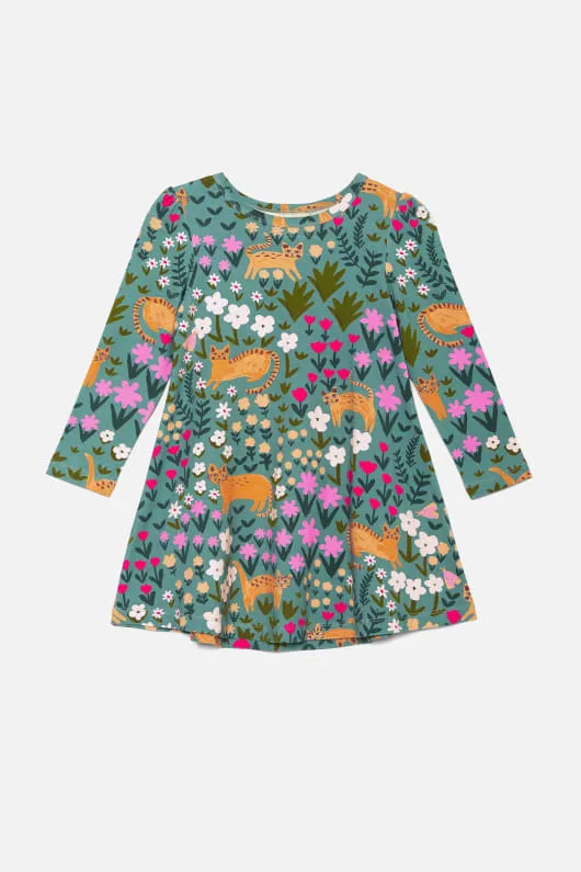 Pretty Cat Kids Jersey Dress