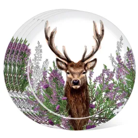 Recycled RPET Set of 4 Picnic Plates - Wild Stag RPLAT04