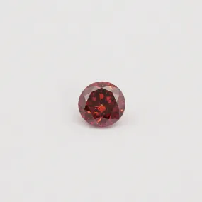 Red Portuguese Round Cut Lab Grown Diamond