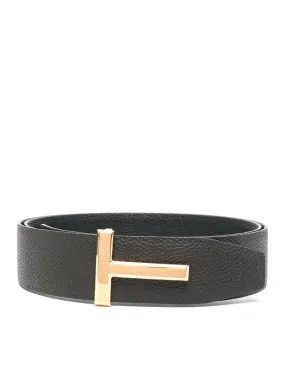 Ridge T leather belt