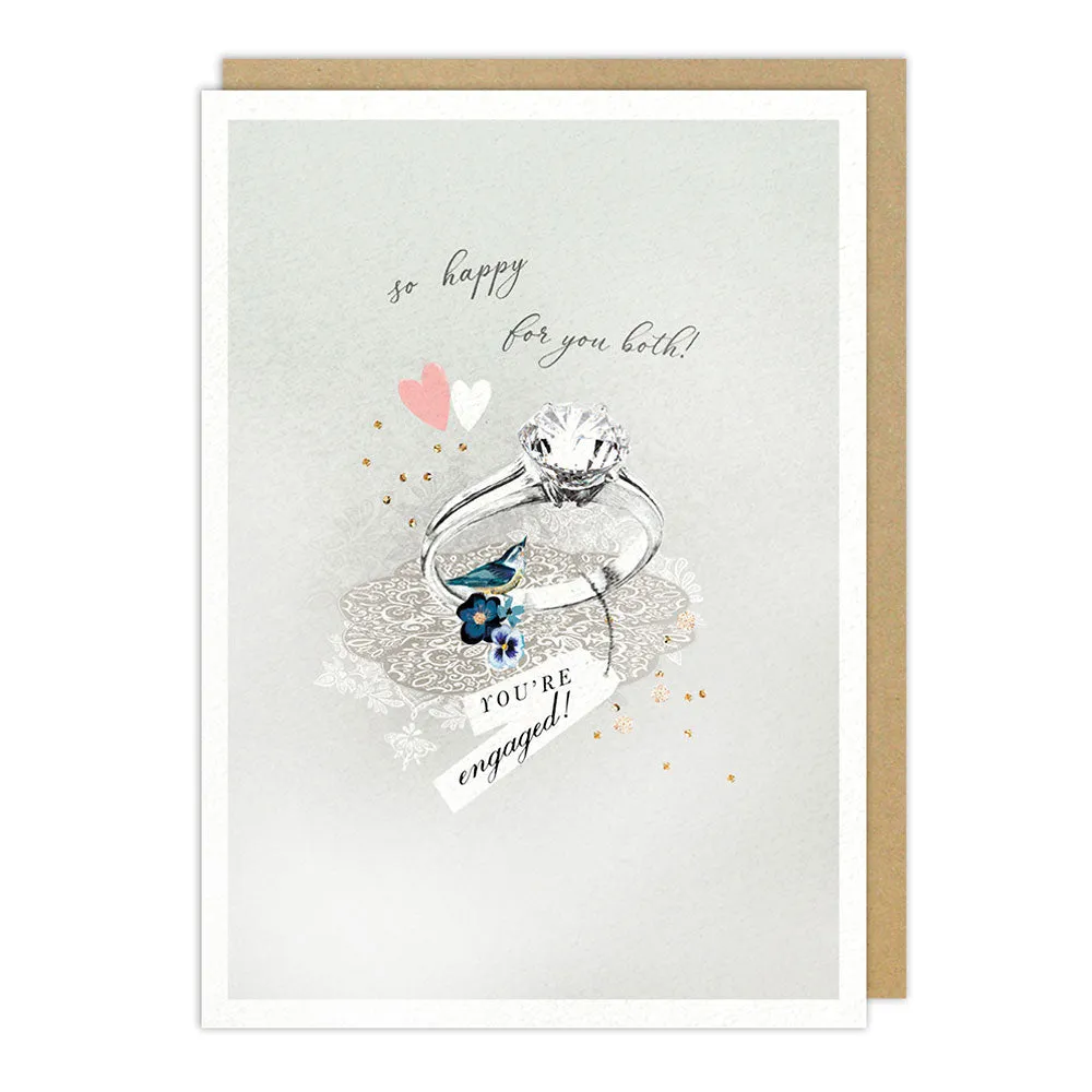 Rings Engagement Card