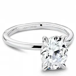 ROSET - Atlas 4.00ct Oval Cut Engagement Ring