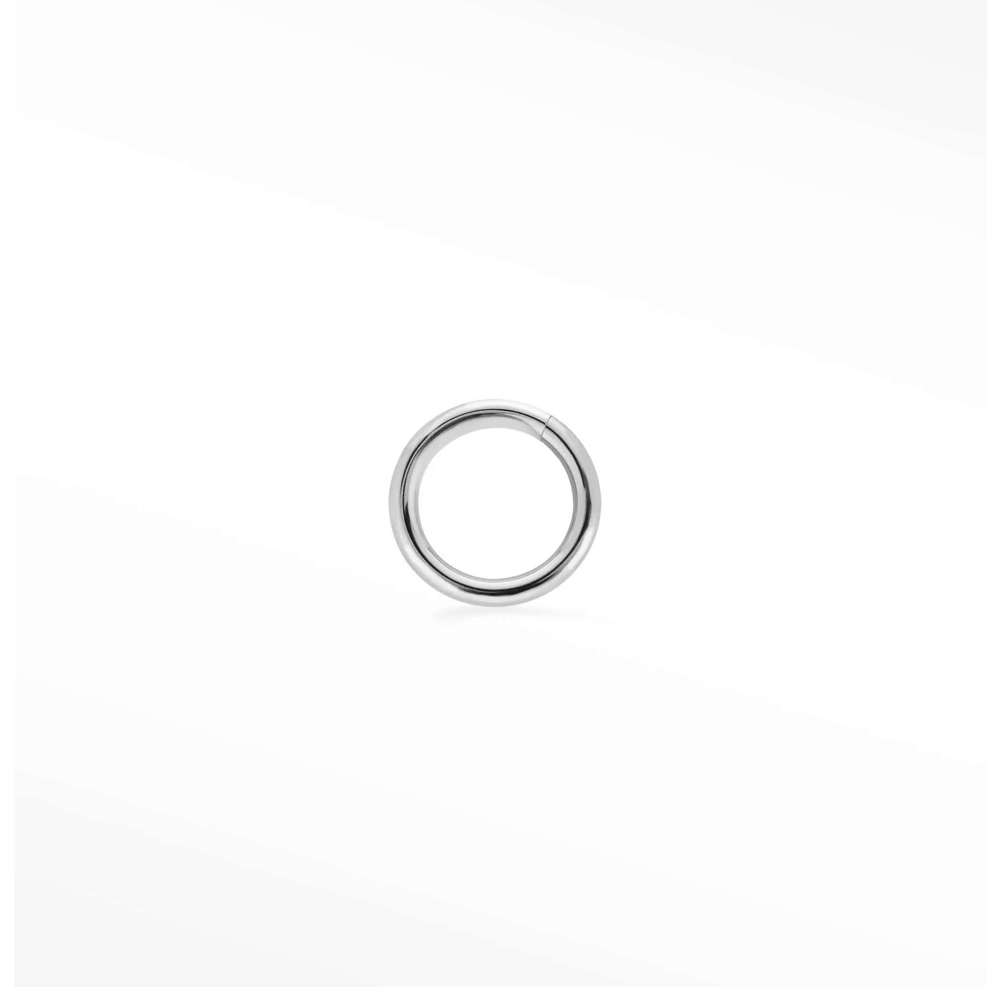 Round Jump Ring Open 10k White Gold 24g (0.5mm)