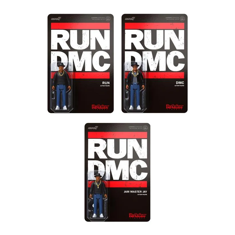 RUN DMC REACTION FIGURES SET OF 3