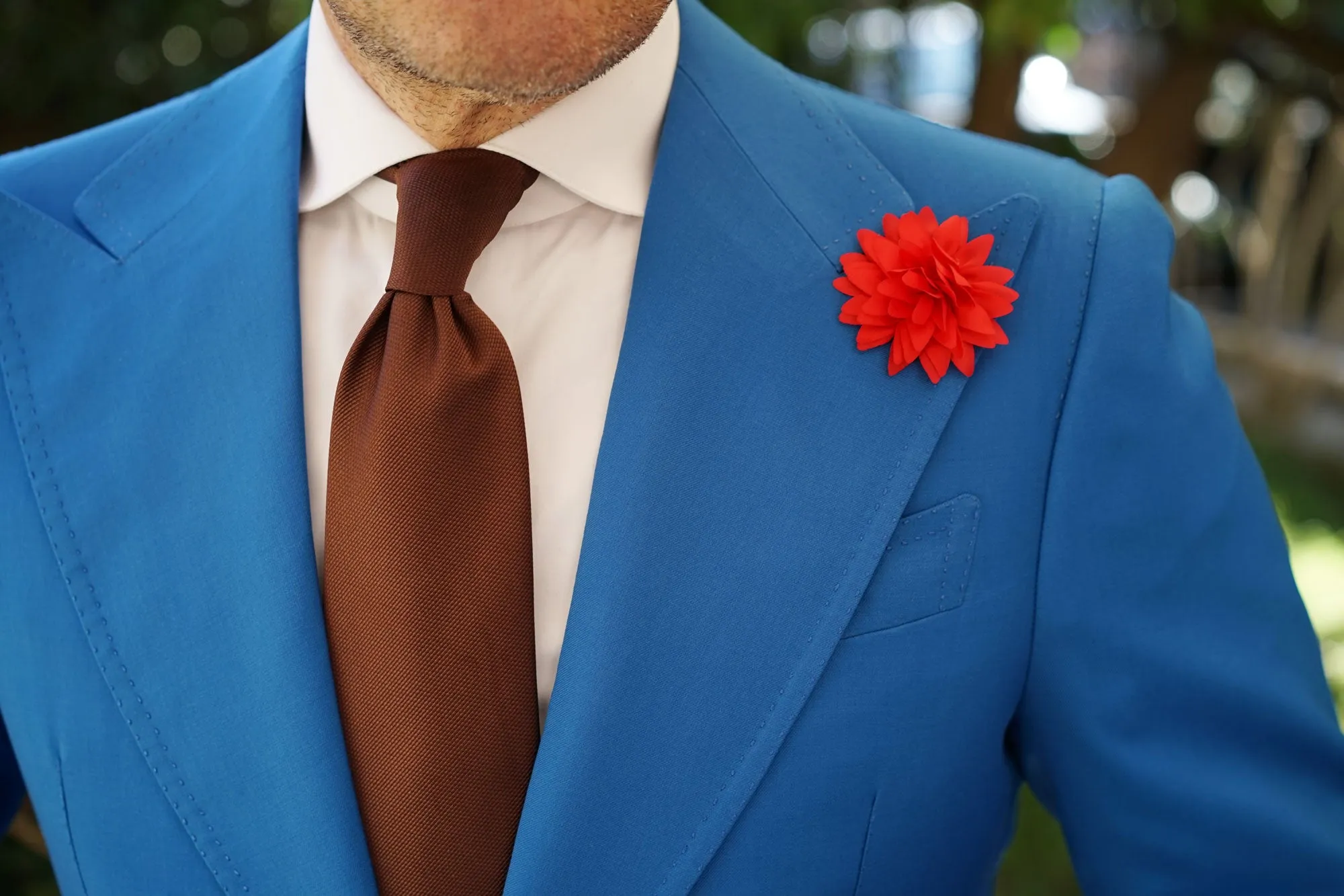 Sherlock Red Lapel Flower