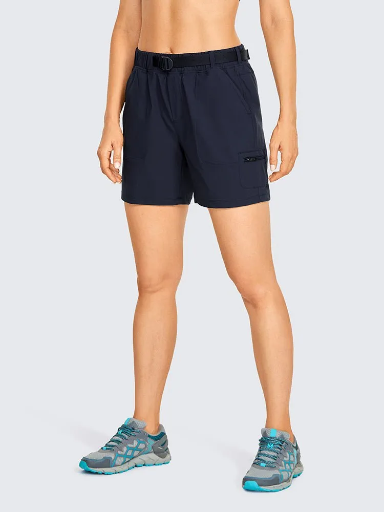 Short / bermuda décontracté taille haute avec poches pour femme CRZ Yoga – RS51