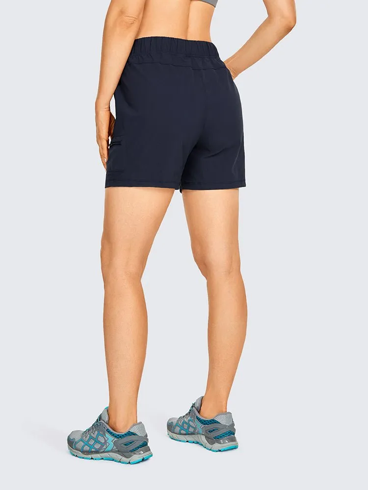 Short / bermuda décontracté taille haute avec poches pour femme CRZ Yoga – RS51