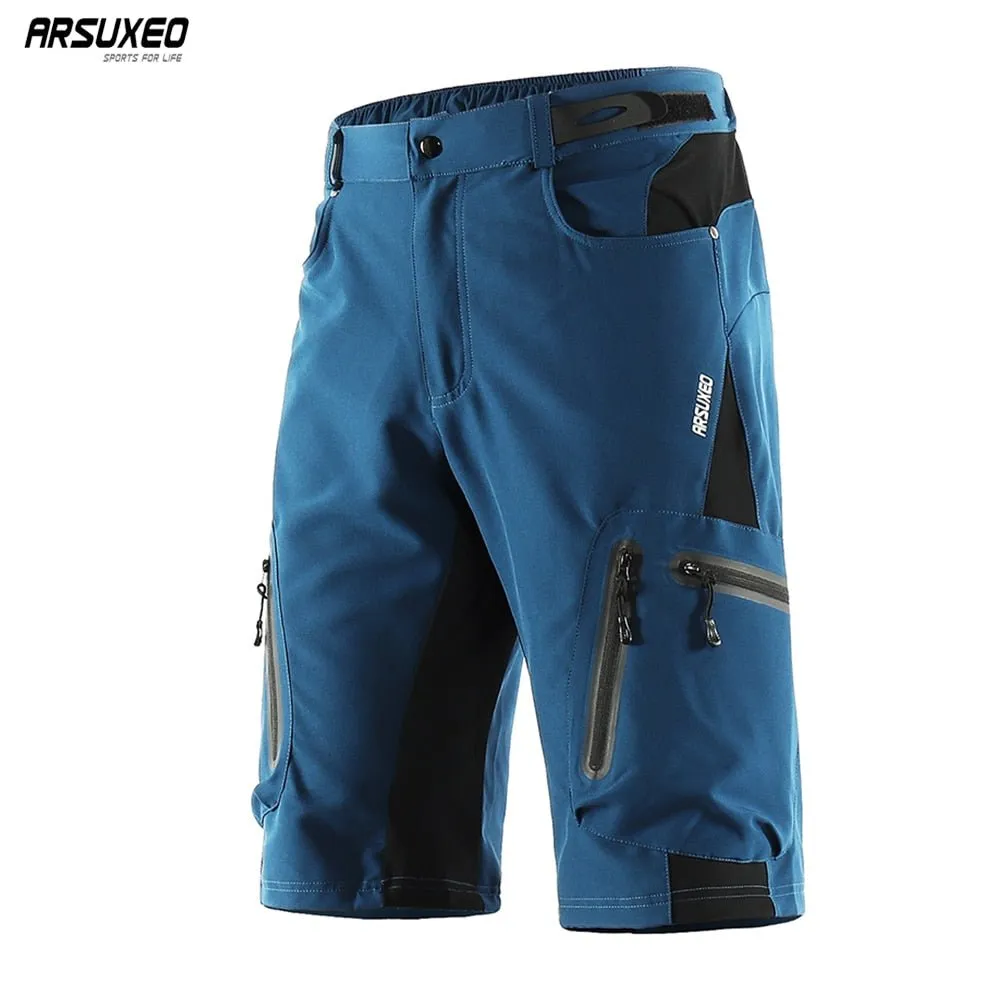 Short de vélo avec poches latérales pour homme  ARSUXEO - Enduro 1202