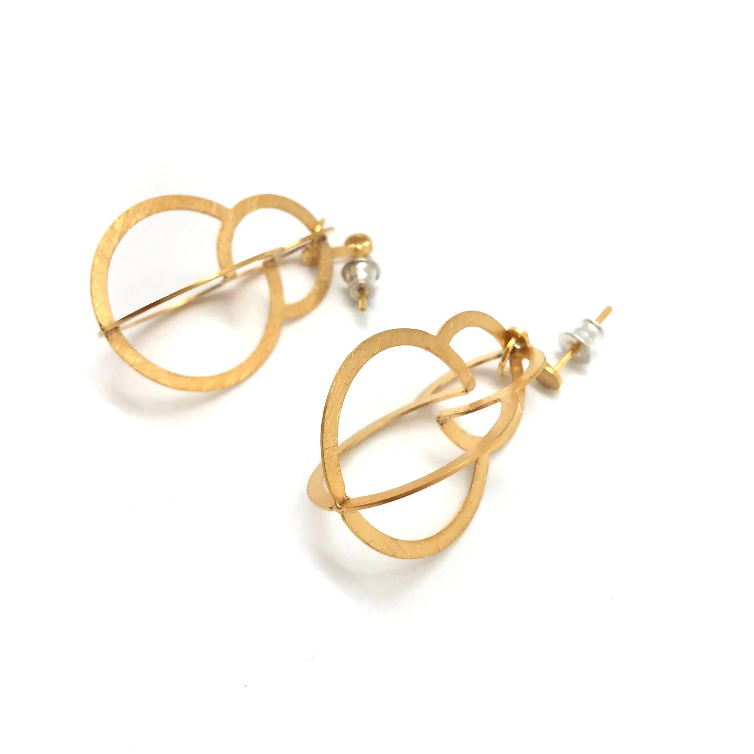 Short Ringlet Earrings - Gold