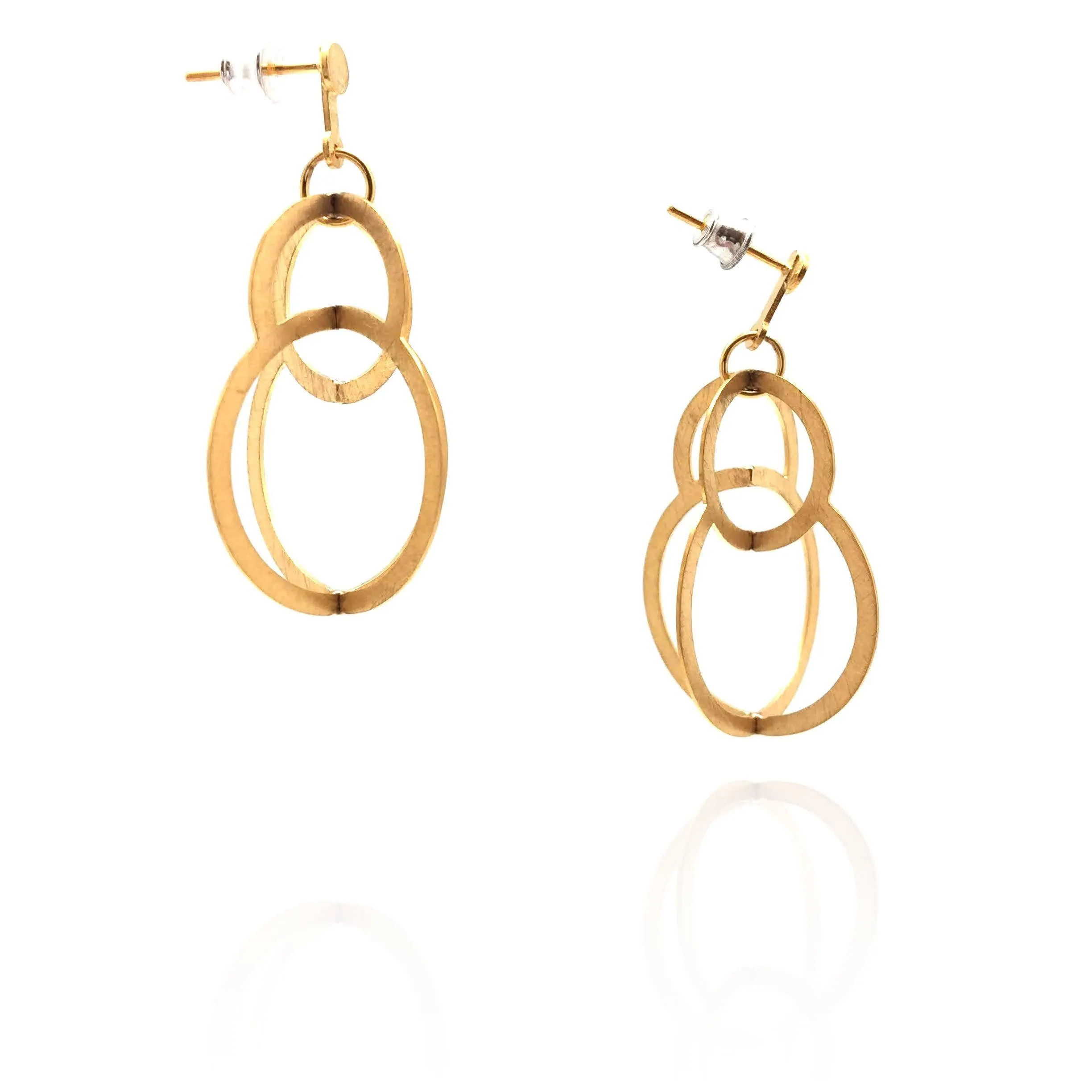 Short Ringlet Earrings - Gold