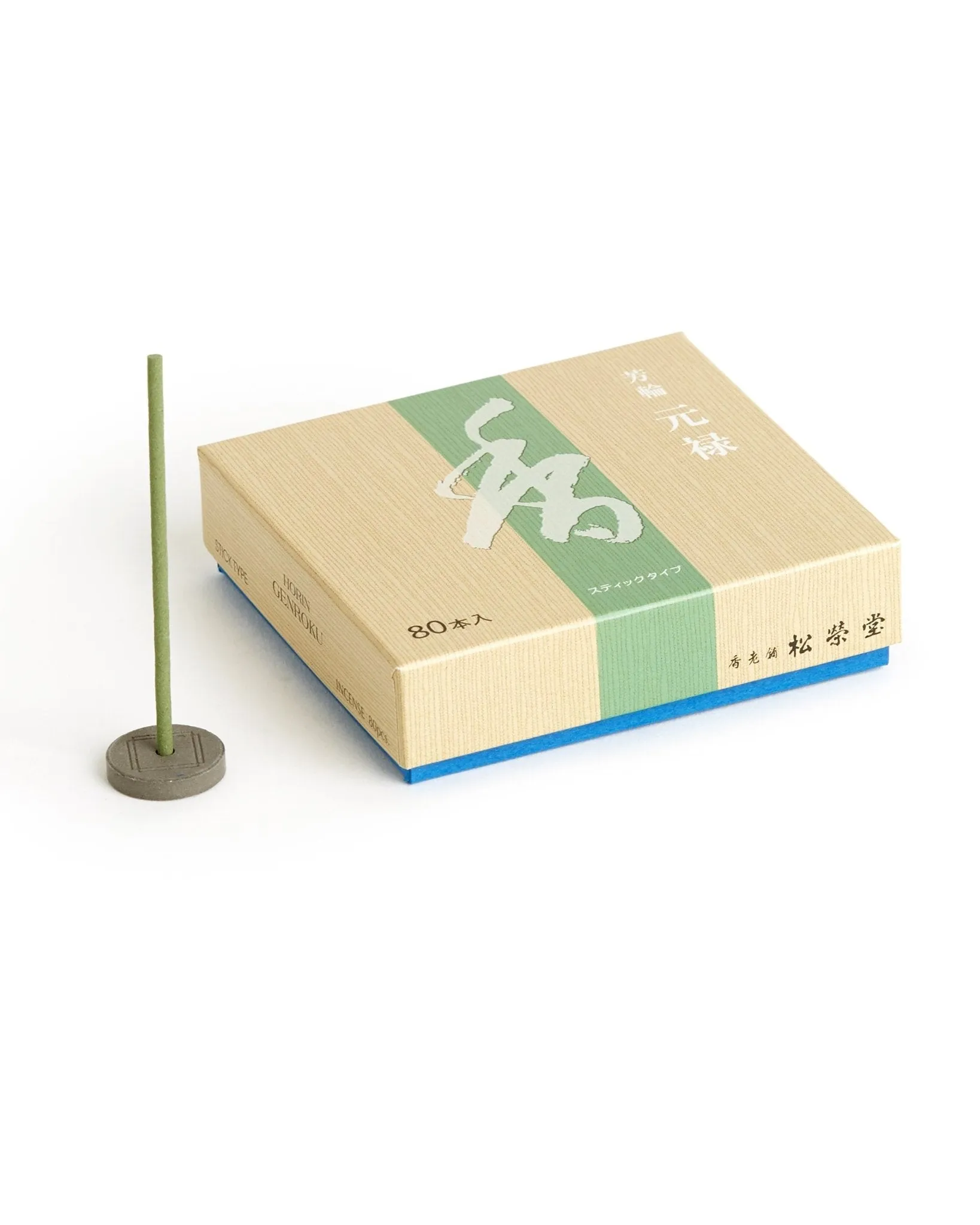 Shoyeido Genroku Green Incense: 80 sticks