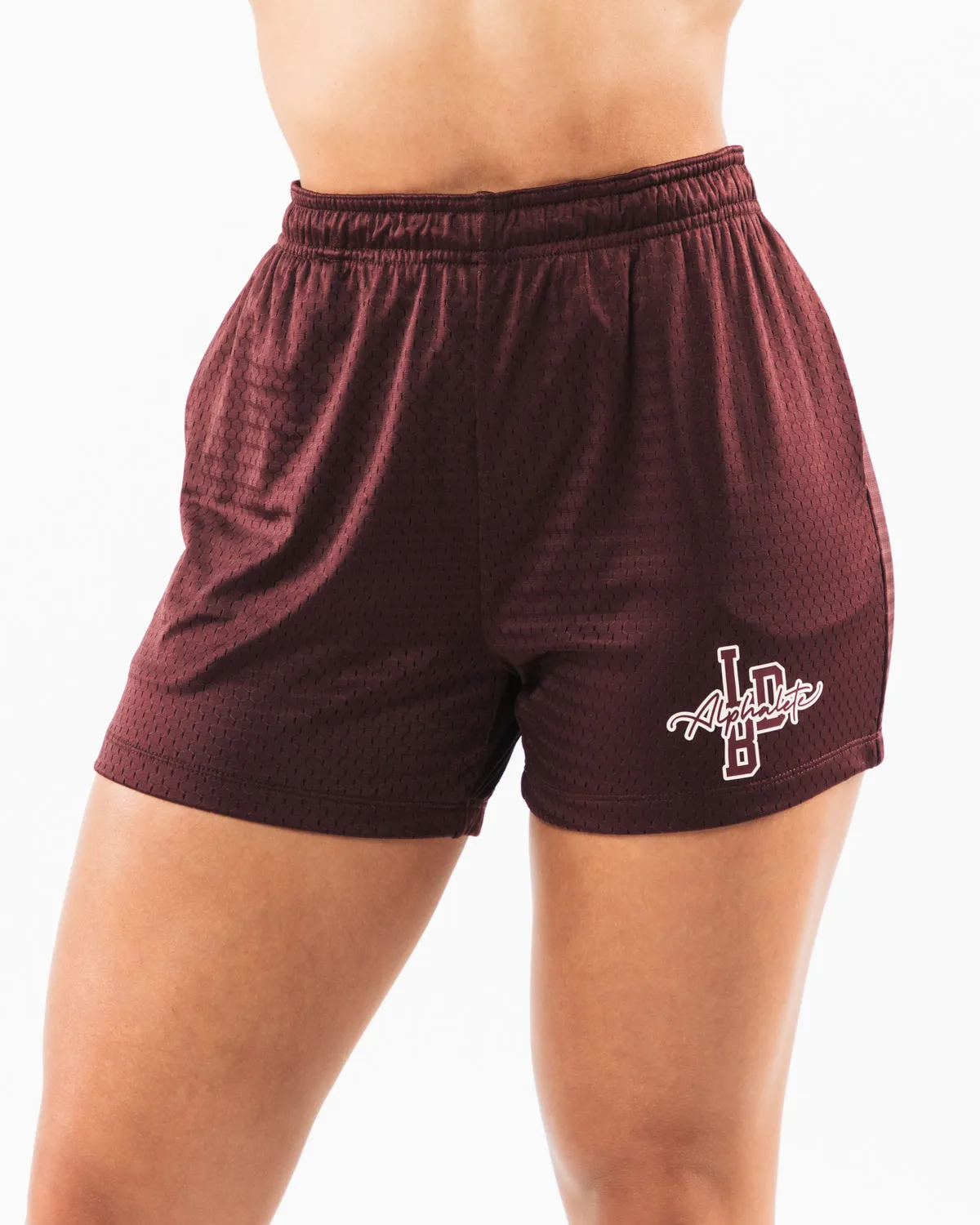 Signature Mesh Short 4 - Sangria