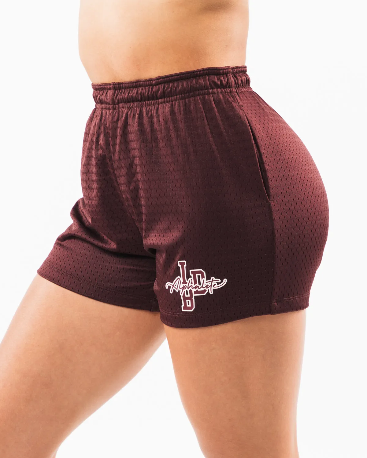 Signature Mesh Short 4 - Sangria