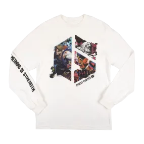 Six Collage White Long Sleeve