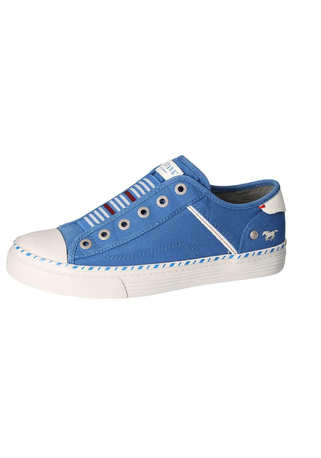 Slip-On Canvas Trainer - Blue