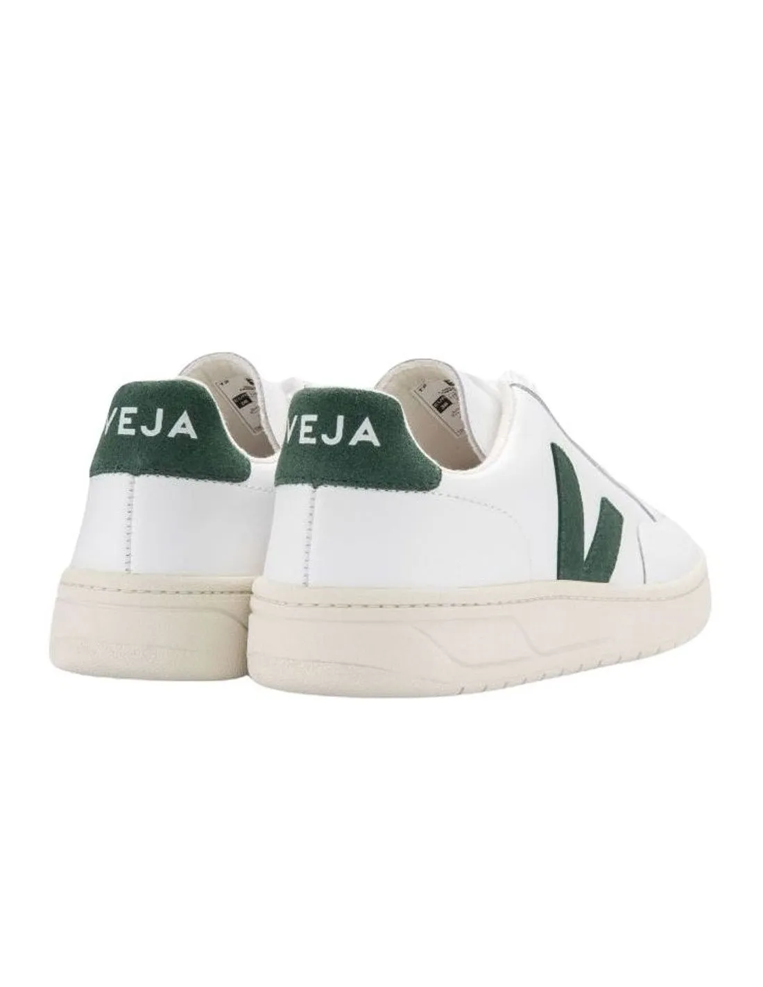 Sneakers Veja uomo XD0202 V12 leather bianco verde cyprus