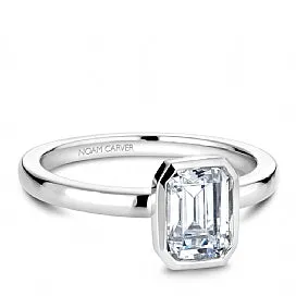 Solitaire Bezel Set Engagement Ring