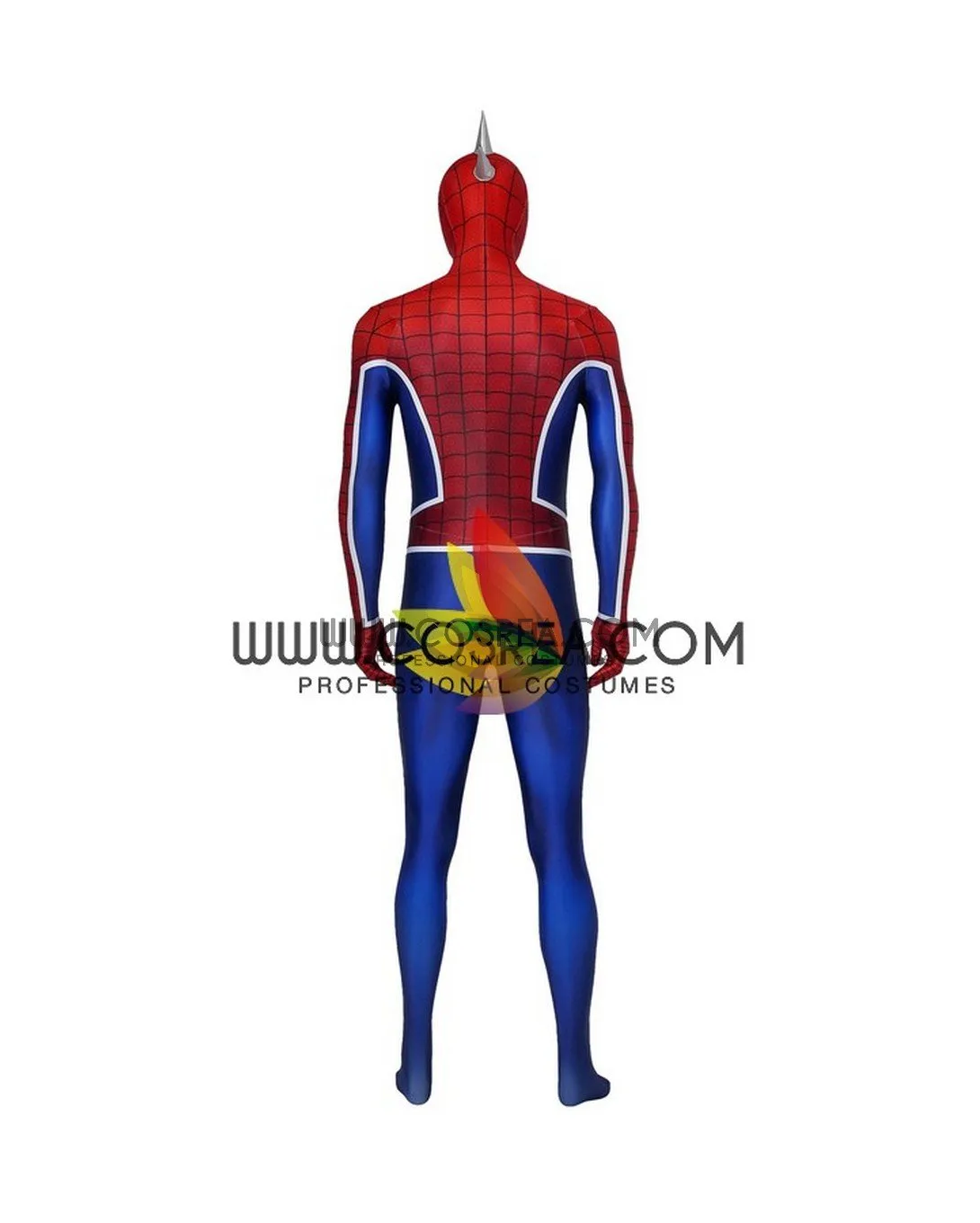 Spiderman PS4 Game Punk Suit Digital Printed Cosplay Costume