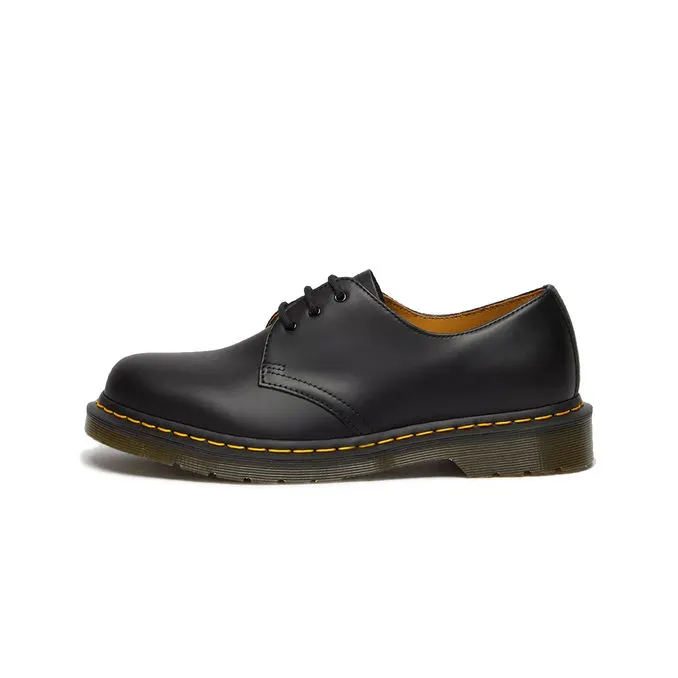 STRINGATA 1461 IN PELLE Uomo Black Smooth