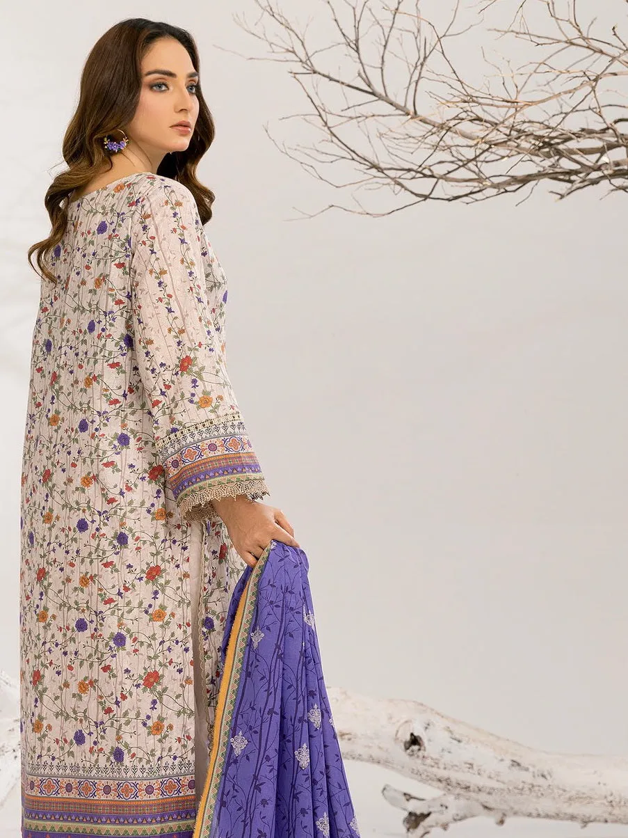 Sundas By Al Kareem Premium Printed Lawn Unstitched 3Pc Suit D-09