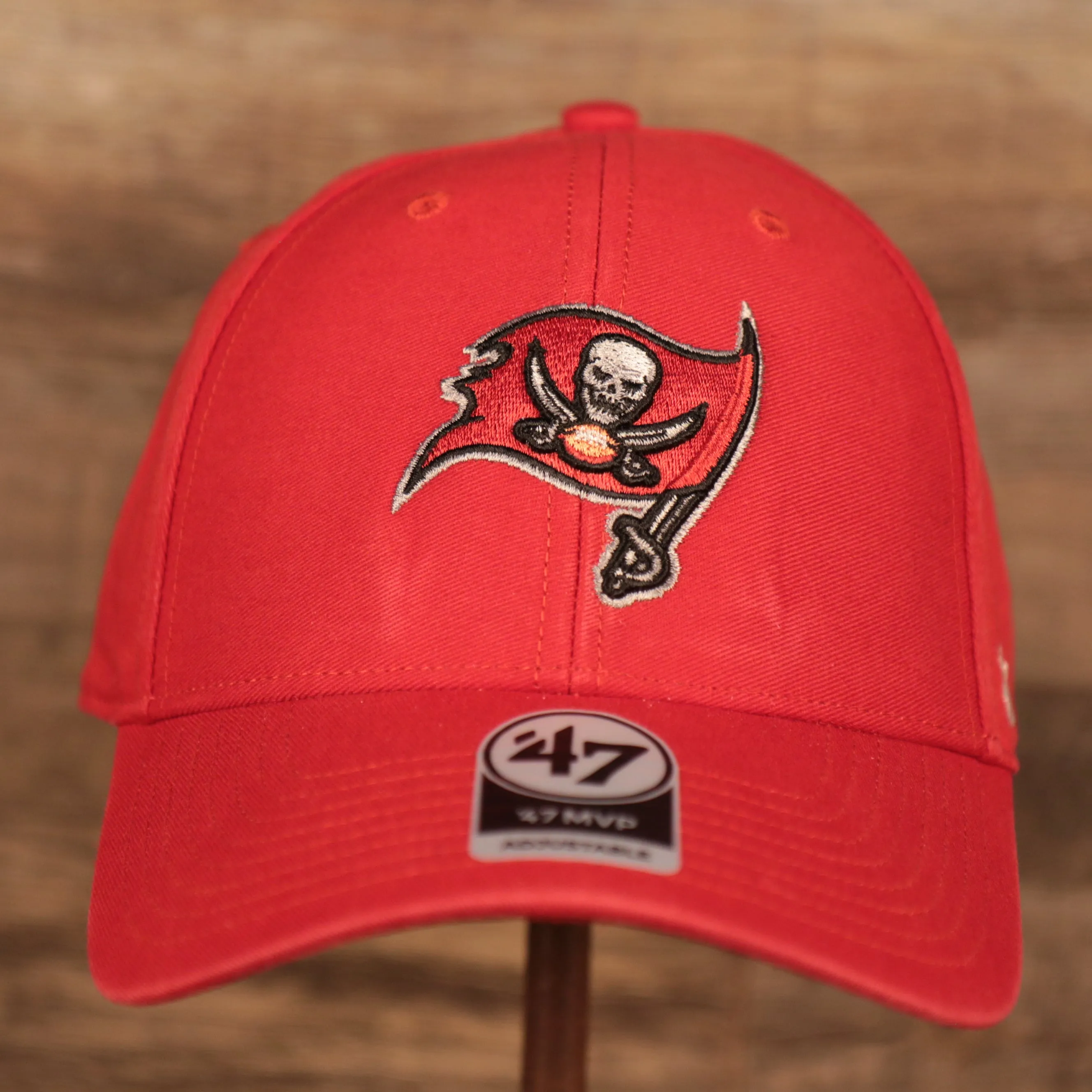 Tampa Bay Buccaneers Red Adjustable Dad Hat